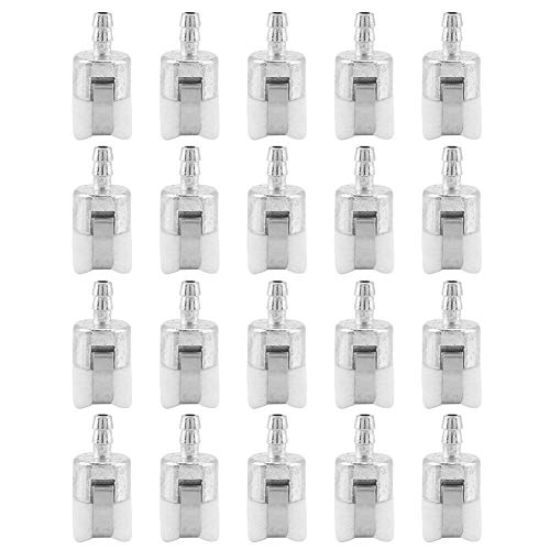 20Stuks Brandstoffilter Gazonmaaier Gasfilter Gras Trimmer Vervanging Delen 3/16" Lijn voor Trimmer 13120519831 13120530830