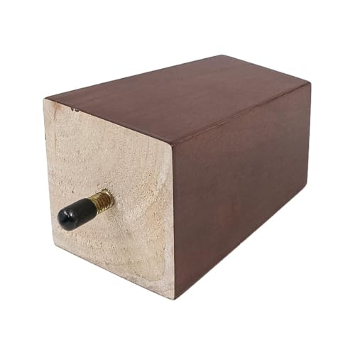 Meubilair Benen,4in/10cm Set van 4 Vierkante massief houten sofa Benen Stoel Tafel Benen Sofa Ondersteuning Vervanging Delen, Bruin 3