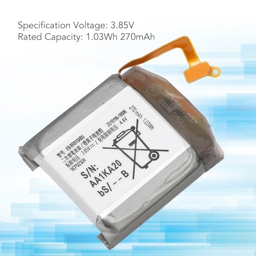 SM R810 Batterij Watch 42mm Batterij Lithium Ion Batterij Eb Br810ABU Batterij Vervanging voor Watch4 42mm SM R810 R815U 1.03Wh 270Mah 3,85V Lithium Ion Batterij 3