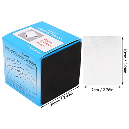 Stofvrij Cleaner Platform 150 Stks Vezel Optische Reiniging Veeg Droog Nat Dual Gebruik Vezel Optische Schoon Rubber Pad voor Instrumenten Kale Vezel 5
