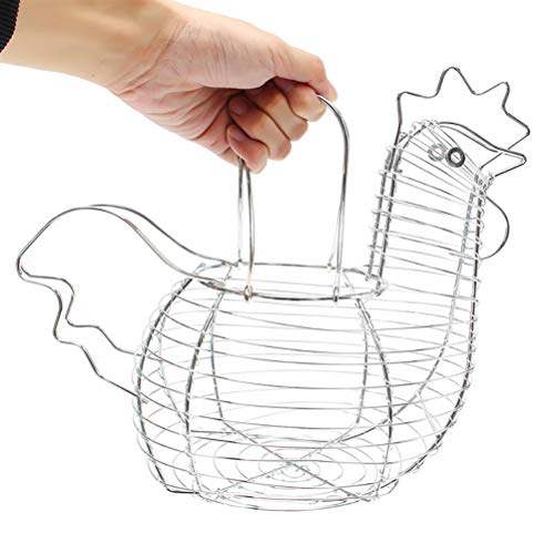 Chicken Shaped Egg Basket Wire Egg Cupboard Egg Opslag voor keuken 3