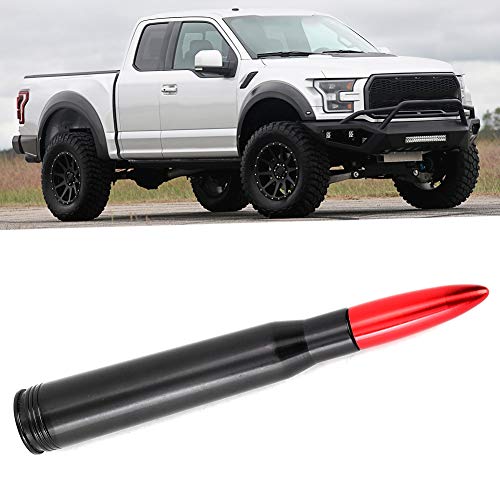 Voertuig externe Antenna Mast Bullet Auto Antenna Truck Antenna Vervanging 50.Cal Bullet Ammo Vormgegeven Antenna Kit Fit voor F150 3