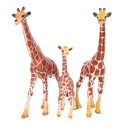 Giraffen Familie dierenfiguren Modellen Decoratie Efor Ducational Ornaments Giraffen familie set (1 Giraffen familie)