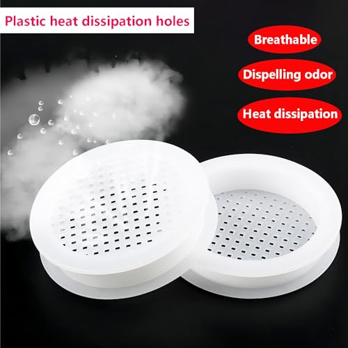 12 st Ronde Mesh Hole Air Vent 35mm Plastic Ventilatie Hole Ronde Ventilatie Grille voor Cupboards Schoen Kabinet Kledingkast 4