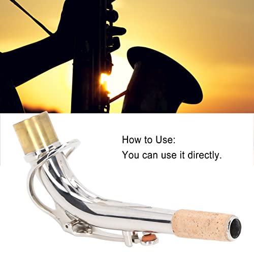 Alto Saxophone Neck, Goede Geluid Kwaliteit Sax Nek Portable Metal Cork voor het spelen