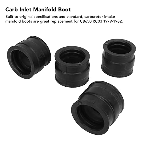 4 st Carburator Intake Manifold Boots, Carb Intake Manifold Adapter Rubber 35mm tot 37mm Vervanging voor CB650 RC03 1979-1982 4