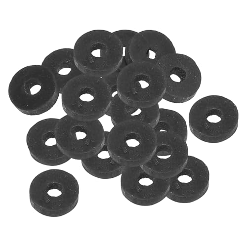 M4 Rubber Wasser Rubber Afdichting Ronde 20st 4mm ID 13.8mm OD 3mm dikke platte Wasserset Afdichting Rubber voor Faucet Tube bevestiging Schroef Zwart