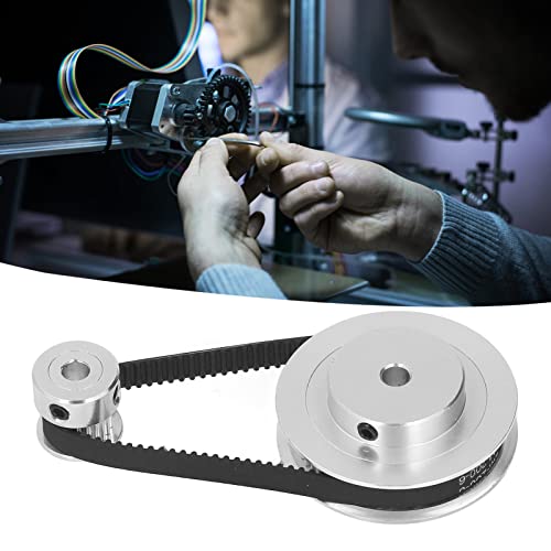 GT2 Synchroon Wiel, 2PCS Synchroon Wiel, Aluminium Timing Belt Disc, Synchroon Wiel 20 60 Tanden, 3D Printer Accessoires (8Mm/, Gereedschappen 3