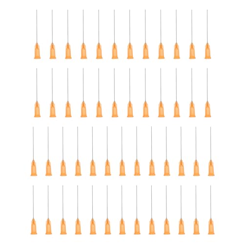 Dull naalden voor spuiten, doseernaalden 1,5 inch, 50 st injectienaalden, 23 G, industriële vloeibare dosering naald met Lure-Lock voor het vullen, vloeibare inkt, lijm