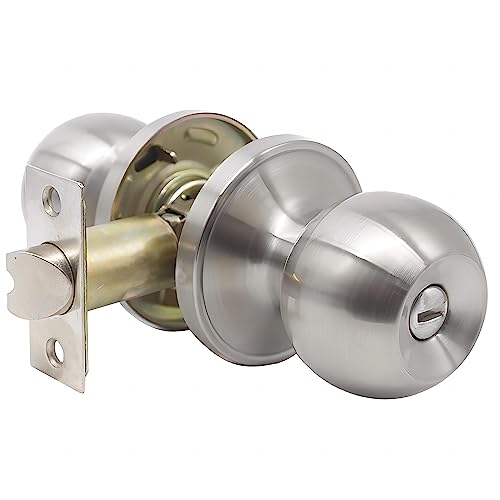 Entracne passage deur handvat slot Knobs Lock Set - Geen sleutels - koperen vergrendeling Core - slot grootte 60/70mm - kan worden vergrendeld binnen