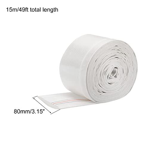 Lichte terugslagslang, vlakke laag, versterkte afvoer, PVC Slang, 80mm, ID 49 voet, 0,8MPa voor Pool