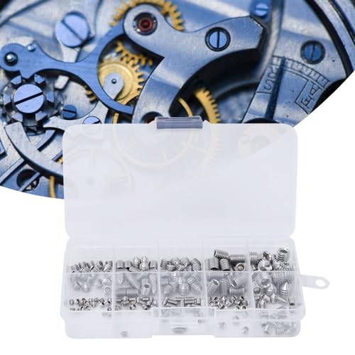 Spacnana Roestvrij Stalen Hexbusgrubschroef M3 M4 M5 M6 M8 Set Schroef, 200 st. Soepel Uiterlijk, Heldere Draden, Roestvriendelijk en Gemakkelijk Te dragen. Meerdere Maten Om Uw Verschillende Te