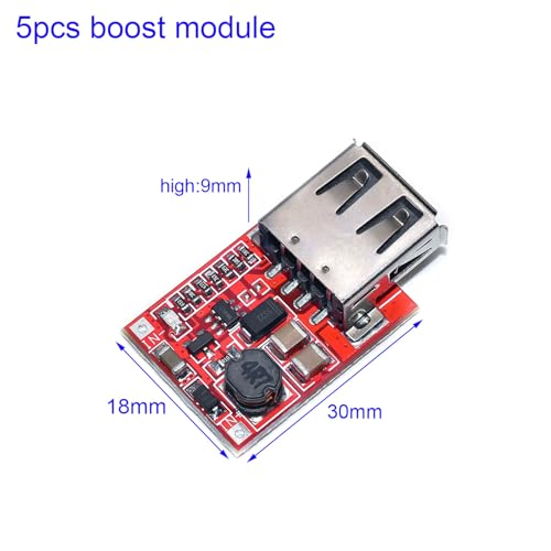 5st DC 0.9-5V tot 5V USB Voltage Converter Voeding Module Stap omhoog Voeding Module