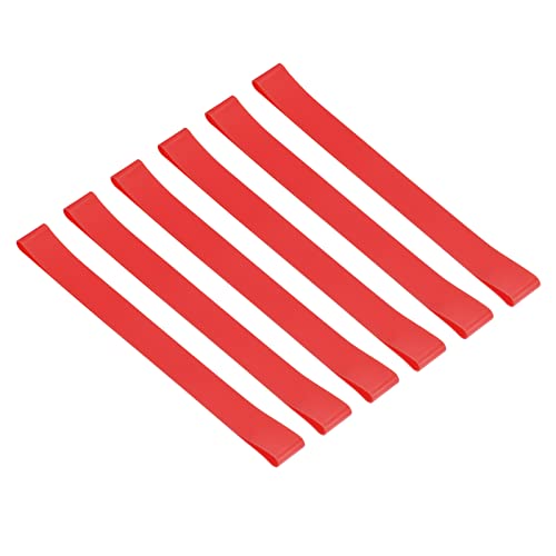 Handdoekbanden, 12 stuks Elastische strandstoel handdoekklemmen Winddichte handdoekhouder Siliconen rubberen banden riemen voor strand zwembad cruisestoelen, rood