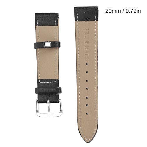 Horloge band horloge band met gesp, PU leer universele vervanging horloge band deel accessoire, horloge band vervanging voor mannen vrouwen(20mm)