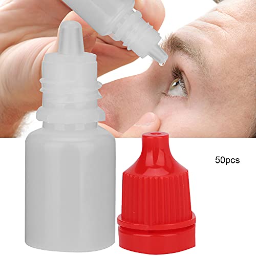 Oogdruppels Fles, 50 stuks 5ml Oogdruppel Flesje kleine druppel fles draagbare lege oogdruppels flessen voor vloeibare druppels (1#) 4