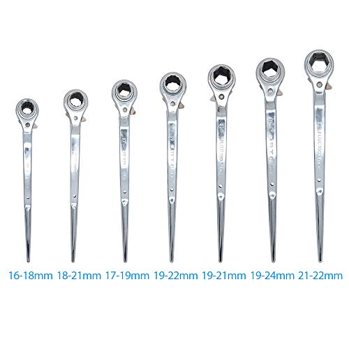 Stalen steigermoersleutel 16-18 mm/18-21 mm/17-19 mm/19-22 mm/19-21 mm/21-22 mm/19-21 mm/21-22 mm/19-21-0,827 mm/19-24mm/21-22mm