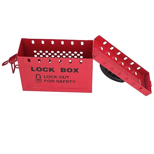 Lockout Tag Outbox, Lockout Tag Outbox, Portable Security Group Lock Box voor OSHA compliance, Gesloten hangsloten