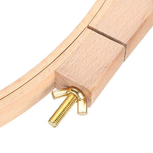 Ovale borduurwerk Ringen Punch Naald Frame 32×24×4 Horizontaal borduurring Oval Frame brede houten Craft Desktop DIY Kruissteek Supplies 5