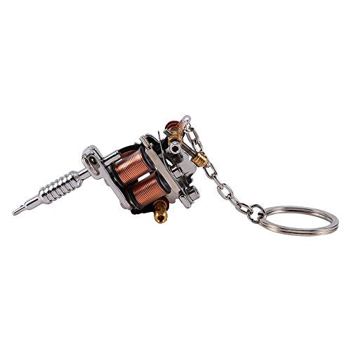 Mini Tattoo Machinesleutelhanger Portable Mini Tattoo Machine Tattoo Supply Man wapens sleutelhanger als hanger ornament 5