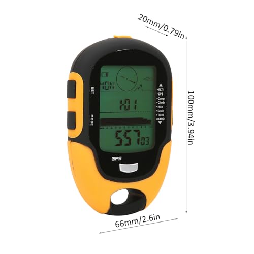 Elektronische GPS hoogtemeter, FR510 ABS IPX4 Degree Waterdicht, Buitennavigatie, Hoogtemeter, Kompas, Vochtigheid, Temperatuur, Weer Trend Display