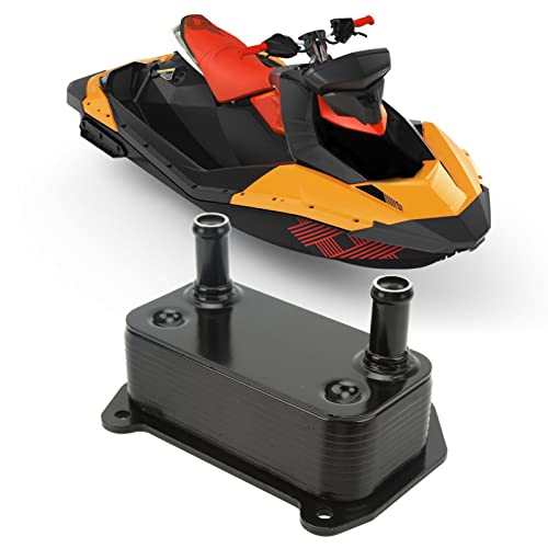 Motor Oliekoeler, Jetski Motor Oliekoeler Aluminiumlegering 420888852 Vervanging voor Sea-Doo Challenger RXP GTS GTX 4