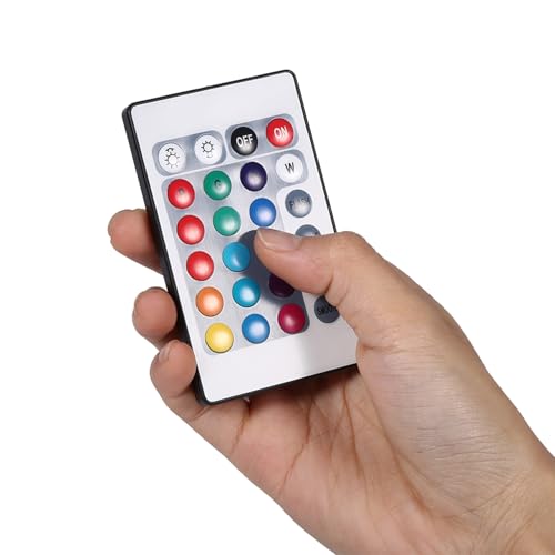 Infrarood afstandsbediening RGB LED-controller, Helderheid/Kleurregeling, Mini-formaat voor Stripverlichting, Wandringen, Glazen Gordijnverlichting, Vakantiedecoraties