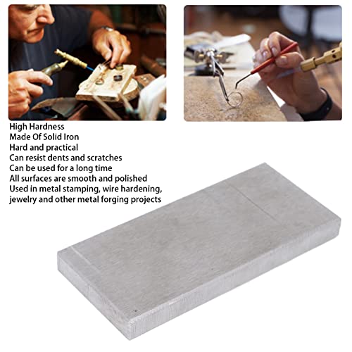 Metalen bankblok voor het maken van sieraden, professioneel ijzer stampen aambeeld gereedschap, ideaal voor vakmanschap en DIY projecten 4