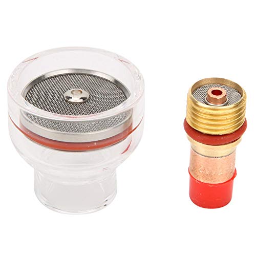 Tasse en Verre pour Collet de Lentille à Gaz Pour Torche Tig pour Accessoires de Kit de Torche de Soudage TIG-17 18 26(1.6MM) 3