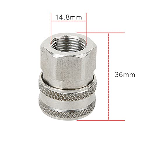 Druk Wasmachine Adapter Set, Quick Diconnect Kit, 3/8 Inch Vrouwelijke Fitting, 5000 PSI 4