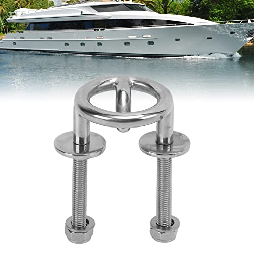 Boat Eye Hook, Water Ski Tow Hook Roestvrij staal Marine Spiegel Mount M10 Thread Duurzame Portable Marine Mirror Mount voor buiten 3