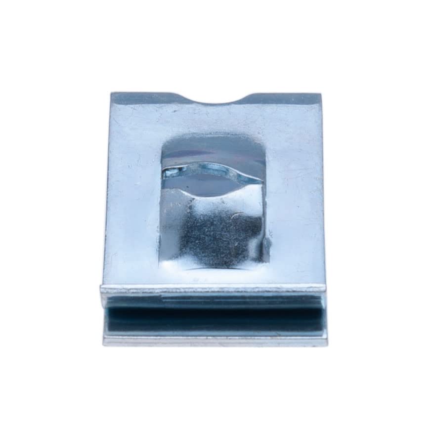 U Clip 4.8mm Nut Panel Gegalvaniseerde Schroeven Snelheid bevestigingsmiddelen U Noten Zelf tappende Auto Montage Clip Thread Hole voor M3 M4 M5 (10PCS) 5