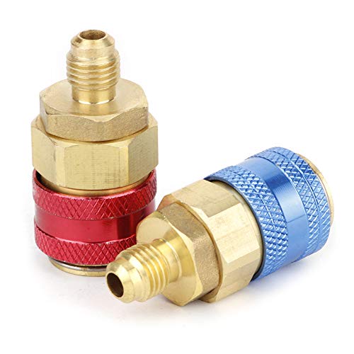 R134A Hoge lage druk Quick Coupling Connector voor auto AC Refrigerant, Straight Adapter voor Car Airconditioning 4