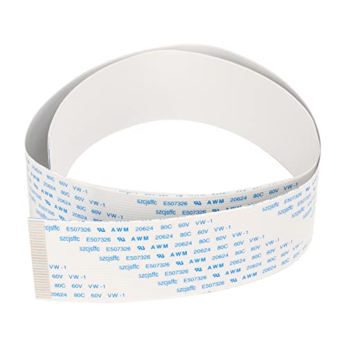 Flexibele platte kabel FFC Tape Kabel Zeer zacht voor snelle overdracht van Printer XP600, Verpakking van 2 (120 cm)