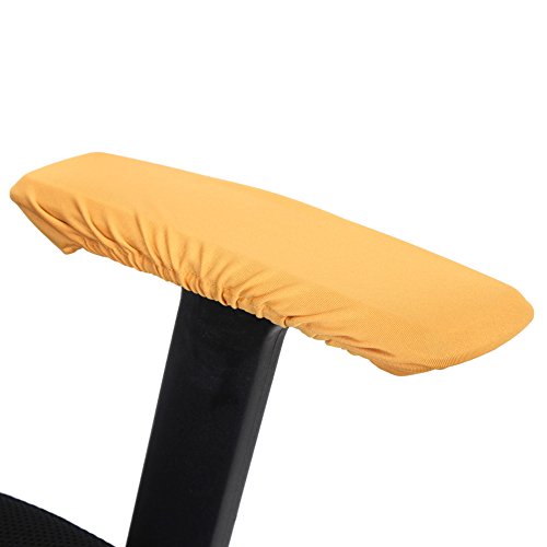 Armrest stoel Cover Office stoel Armrest hoes Armrest Hoes Bank Arm Cover Armstoel Arm Hoes voor Fauteuils Ergonomische Bureau Accessoires Arm Covers Pad en rust (Goud) 4