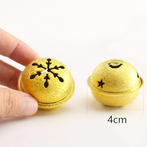 24 x Snowflake Bell Kerstboom Hangers Goud Zilver voor kerstversiering 4
