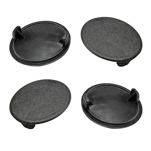 Plastic hoes, 35 mm, zwarte schroefgatcaps, gathoes voor kasten, meubels, verpakking van 10 5