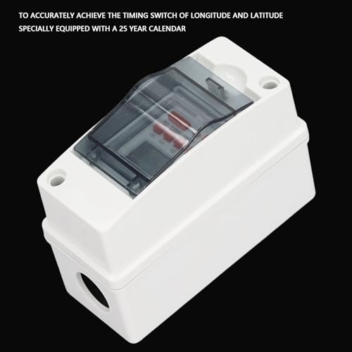 Programmeerbare digitale tijdschakelaar voor Poolpompen, Verwarmers, Filters, 7 dagen 28 AAN/UIT Timerinstellingen, AC85-265V LCD Digitale Timerschakelaar weergeven met