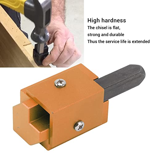 Hoekbeitel, Rechterhoekbeitel, Vierkante verzonken Scharnier Scharnier Houten Beitel, Houtbewerking Spring geladen Hoek Hout Beitel Gereedschap voor Vierkante Scharnier (Goud) 4