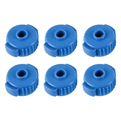 Sea Pack van 6 Quick Release Nut voor Cymbal Stand, Quick Release Nuts voor Drum Accessoires voor PercussNL Replacement Kit Onderdelen, Blauw