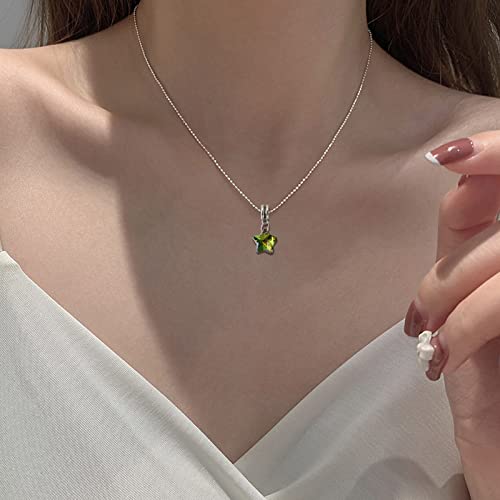 50st Europese Dangle Kralen Met Galvanized Glass Star Charms Hangers voor DIY Sieraden maken 4