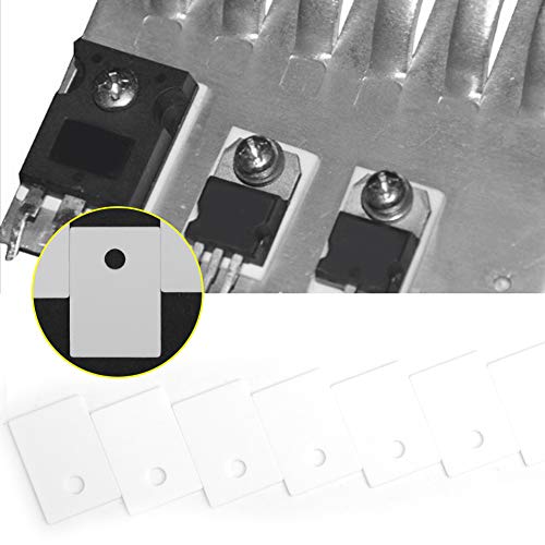 100PCS TO-220 Aluminium Heat Wicking Isolerende Keramische Plate 14 * 20 * 1mm MOS Transistor IGBT Heat Dissipating Pad Koelpad 3.2mm Hole 5