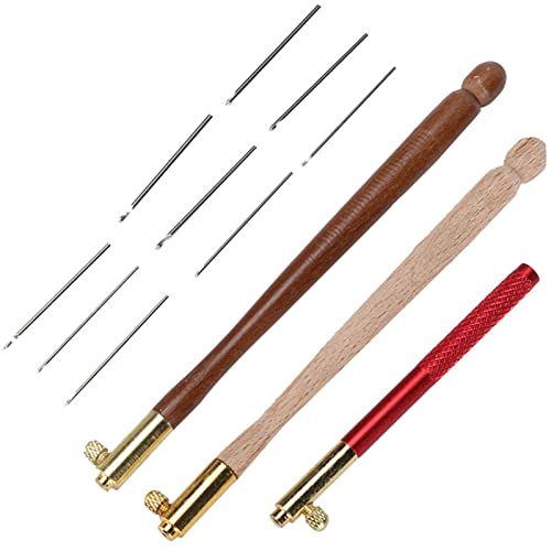 Aari Naald Tambour, Haak haak haak kralen naald haak Luneville boord gebreide DIY Naaigereedschap Ok borduurset Punch voor borduren kralen