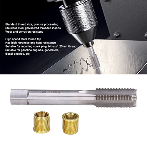 Spark Plug Schroef Reparatie Gereedschappen, Spark Plug Schroef Draad Reparatie Gereedschappen Benzine Motor Metaal M14x1.25 Inserts en M16x1.25 Kraan, Vonk Plug en ontstekingsgereedschappen 5