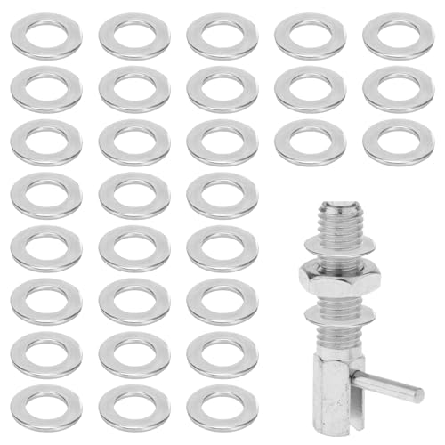 Pak van 30 ringen Room Deurs Roestvrij stalen ringen Deur Scharnieren 10 x 16 x 1 mm Deurringen Bevestigingsringen voor deuren voor schroeven Elektronische reparatie Automotive Industrie