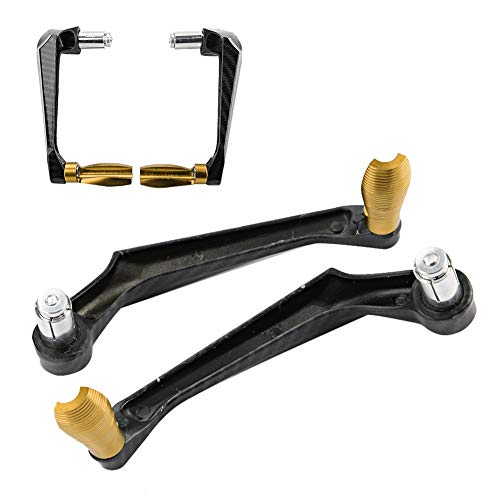 Qii Lu Universal 7/8 in 22mm CNC Aluminium handgreep Remmen Clutch Lever Handbescherming Protecto Stuurrem Bescherming Standaard geel 3