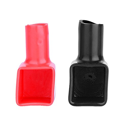 192681 192682 Hoezen voor accu-terminals van flexibel kunststof, rood en zwart voor positieve en negatieve positieve 2 stuks andere toebehoren