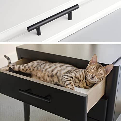 10 Stuks Meubels Handgrepen Keukenkast Handgrepen Roestvrij stalen gat Midden 128mm Moderne en stijlvolle Cabinet Handgrepen Keuken Lade Handgrepen Eenvoudig te installeren 4