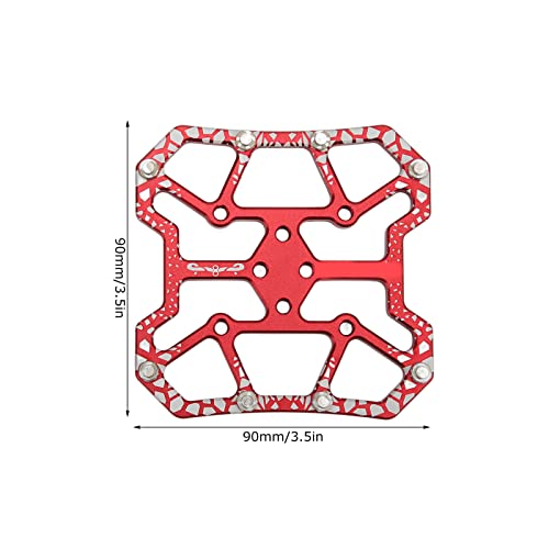 1 paar brede platform pedalen voor mountainbikes, aluminium klik pedaaladapters voor fietsen, zelfremschijfpedalen voor SPD en Keo Road Bike Systems, SPD Mountainbike systemen 3