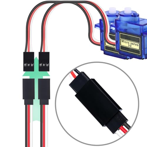 8st Servo RC 1 tot 2 Y-kabel, 1 man tot 2 vrouw Extension Cord voor Servo Extension Connection Control Board Remote Control Onderdelen RC JR Futaba RC Car 4